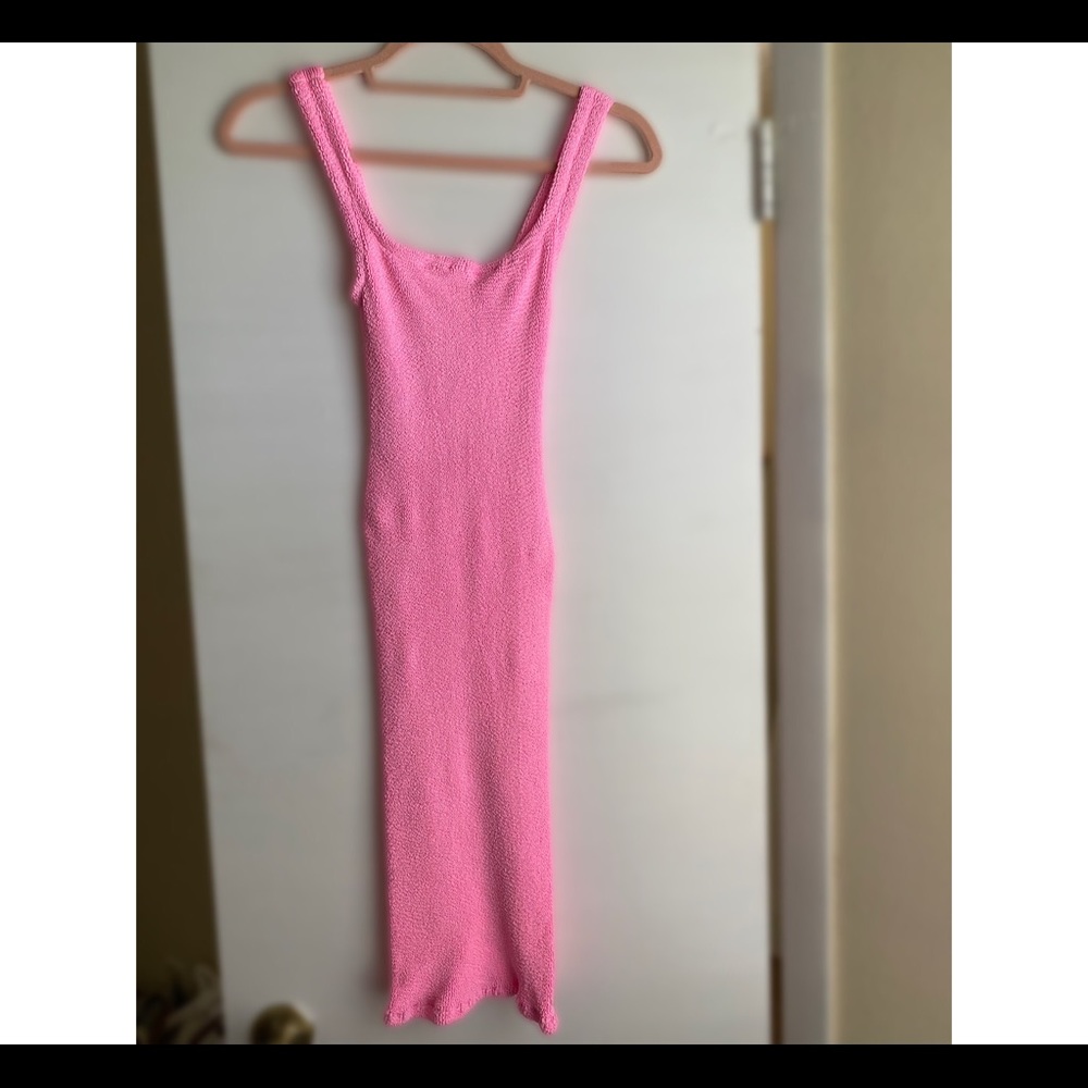 Pink Elastic Dress